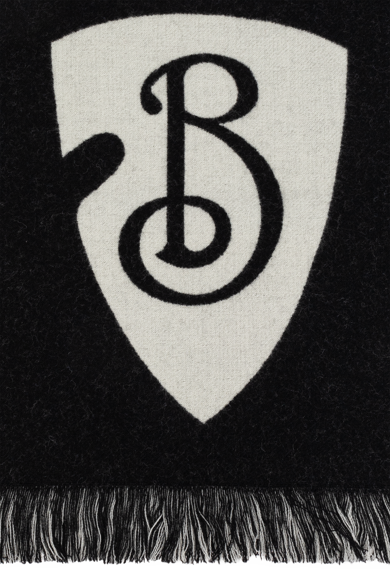 マフラー・ストール Burberry FW25 Black wool scarf (8109563 C1343) Black Wool scarf with logo Burberry - Vitkac AS